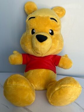 Disney Winnie the Pooh Plush - Yellow with Red Shirt